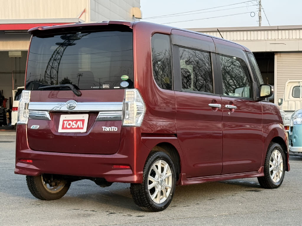 ダイハツ タントカスタム 4WD RS ｽﾏｰﾄｾﾚｸｼｮﾝSA