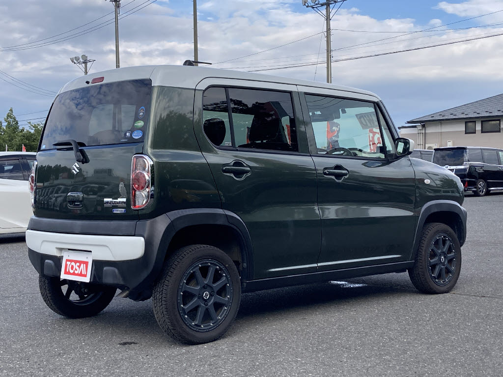 スズキ ハスラー Gﾀｰﾎﾞ ﾃﾞｨｽﾁｬｰｼﾞﾍｯﾄﾞﾗﾝﾌﾟ装着車