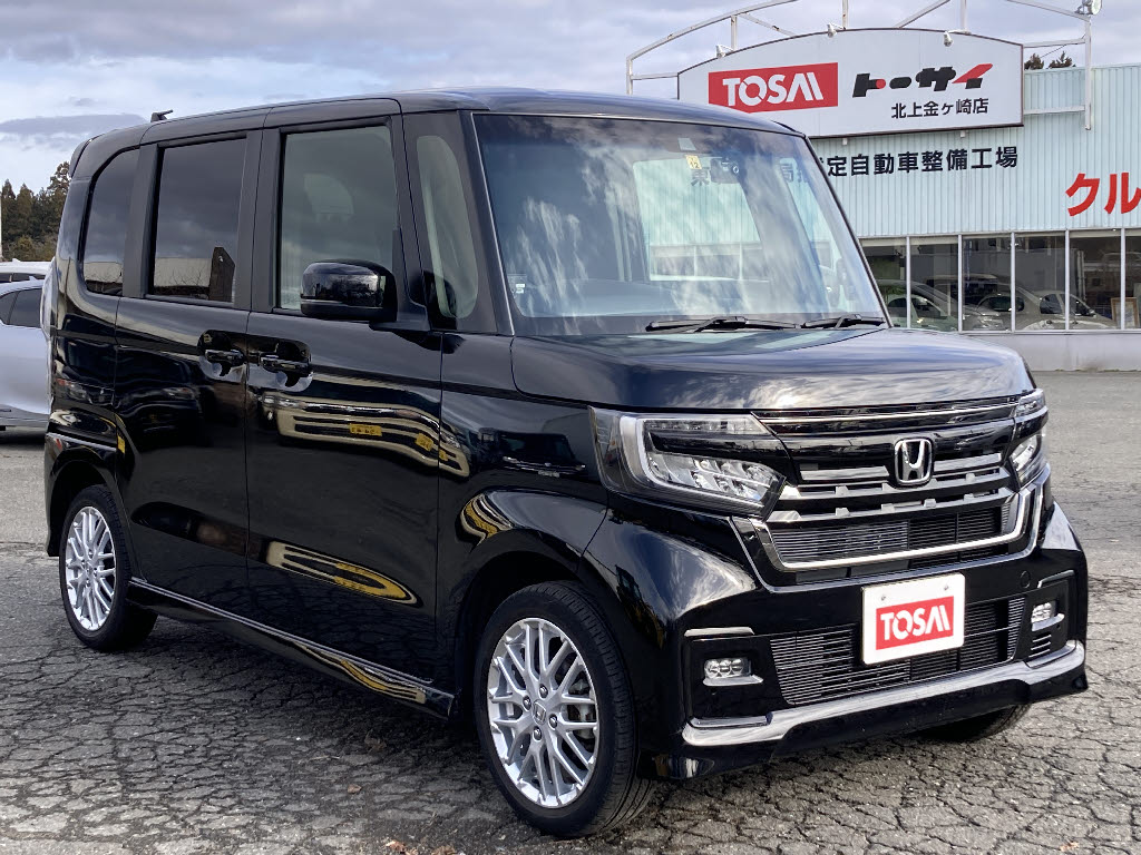 ホンダ Ｎ　ＢＯＸカスタム Lﾀｰﾎﾞ ｽﾀｲﾙﾌﾟﾗｽﾌﾞﾗｯｸ