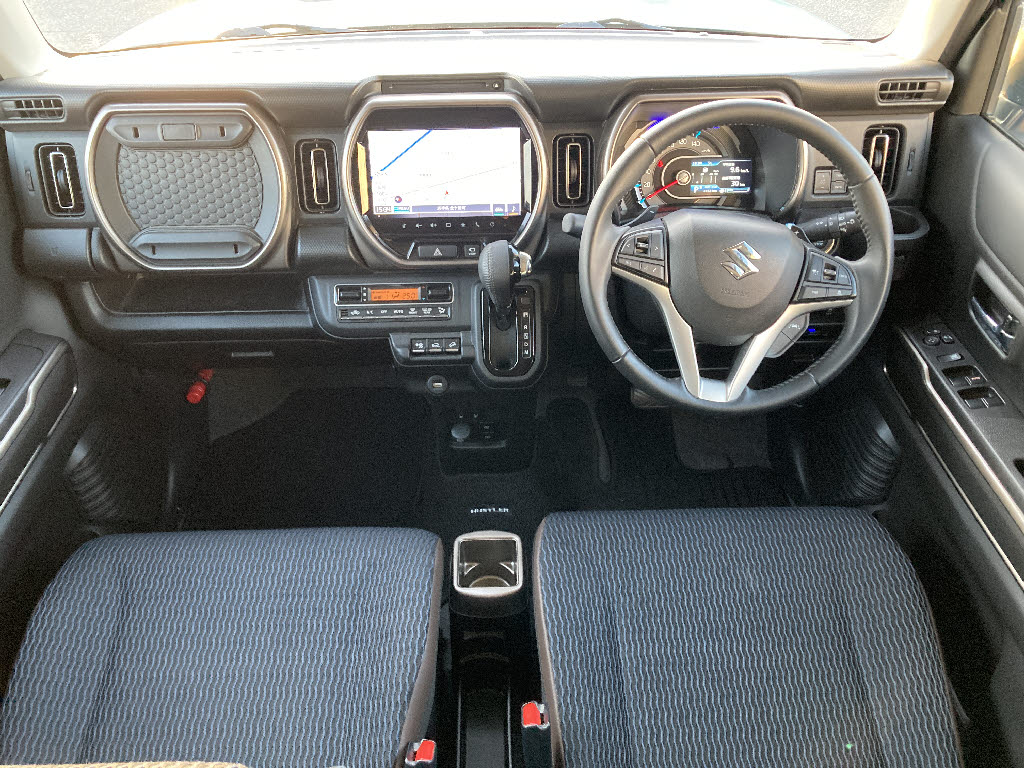 スズキ ハスラー 4WDJｽﾀｲﾙⅡﾀｰﾎﾞ 全方位ﾓﾆﾀｰ付ﾒﾓﾘｰﾅﾋﾞ装着車