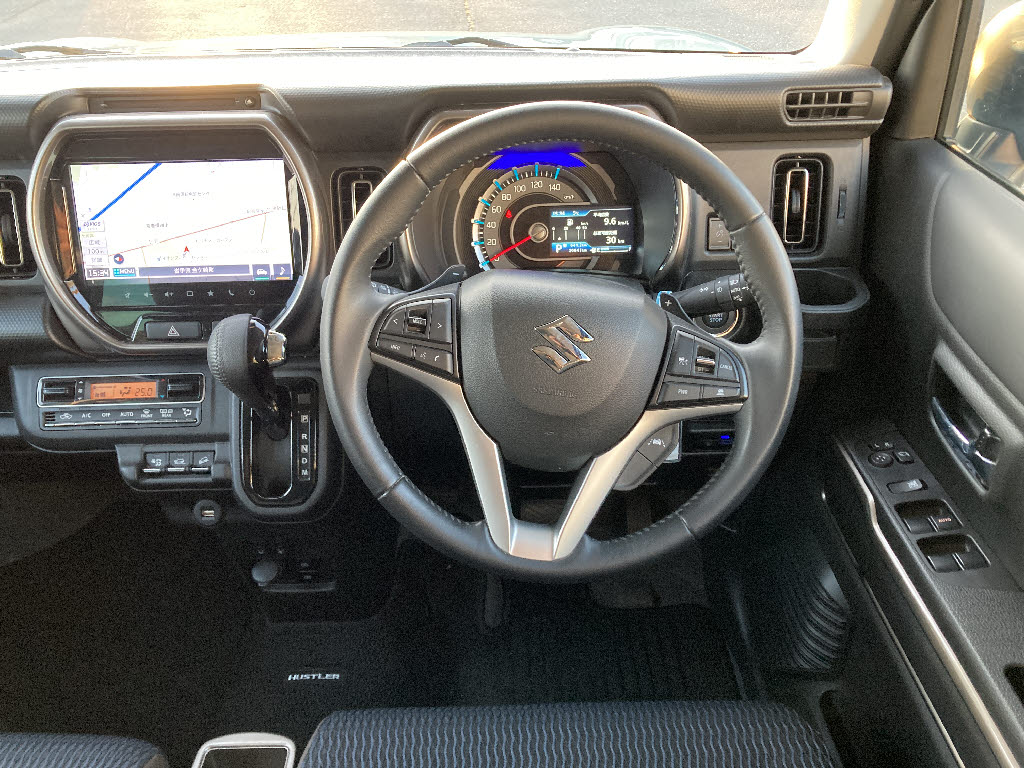 スズキ ハスラー 4WDJｽﾀｲﾙⅡﾀｰﾎﾞ 全方位ﾓﾆﾀｰ付ﾒﾓﾘｰﾅﾋﾞ装着車