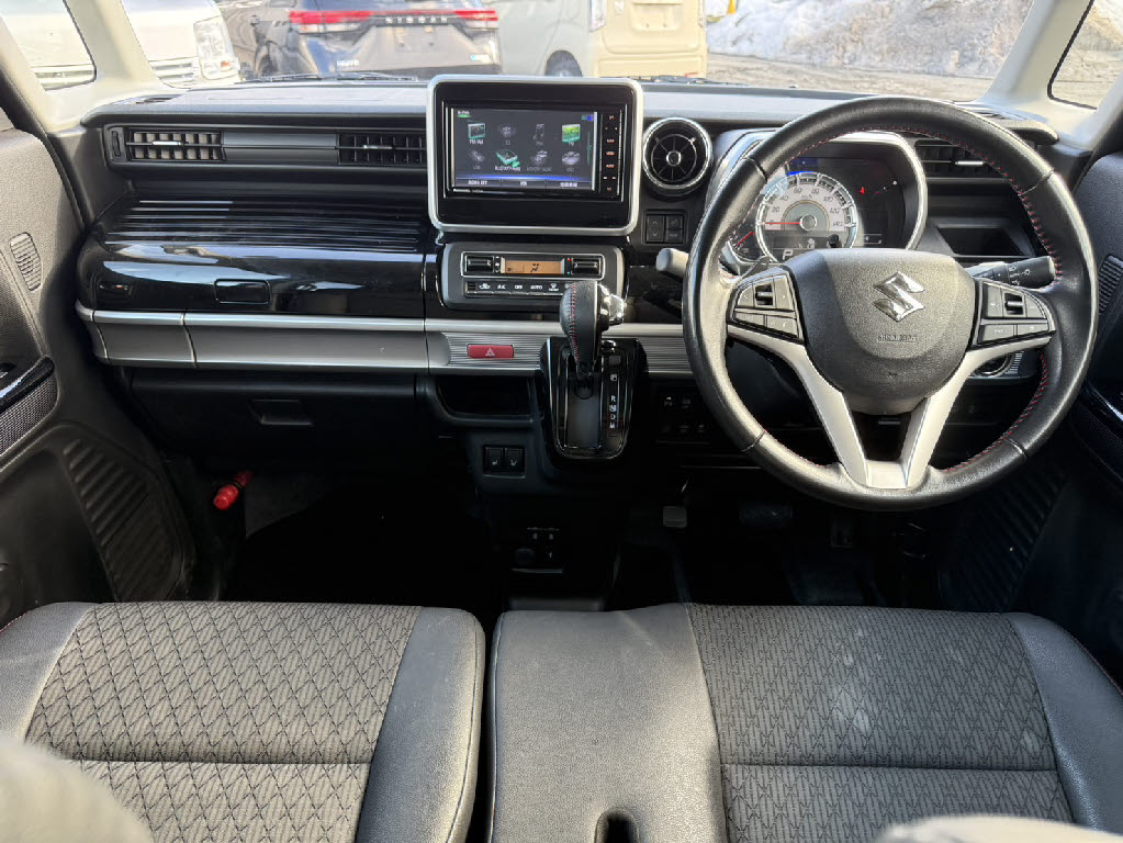 スズキ スペーシアカスタム ﾊｲﾌﾞﾘｯﾄﾞXS ﾀｰﾎﾞ