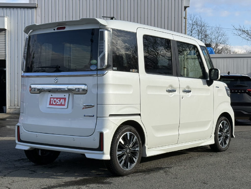 スズキ スペーシアカスタム ﾊｲﾌﾞﾘｯﾄﾞXS ﾀｰﾎﾞ