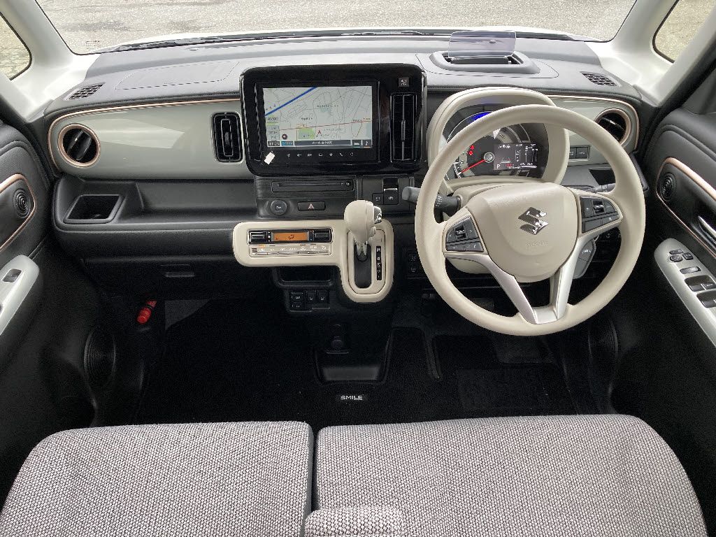 スズキ ワゴンＲスマイル ﾊｲﾌﾞﾘｯﾄﾞ X 全方位M付ﾅﾋﾞ 4WD