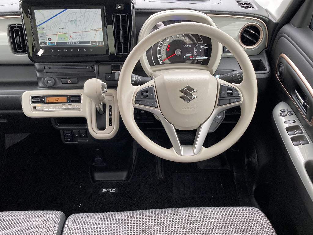 スズキ ワゴンＲスマイル ﾊｲﾌﾞﾘｯﾄﾞ X 全方位M付ﾅﾋﾞ 4WD
