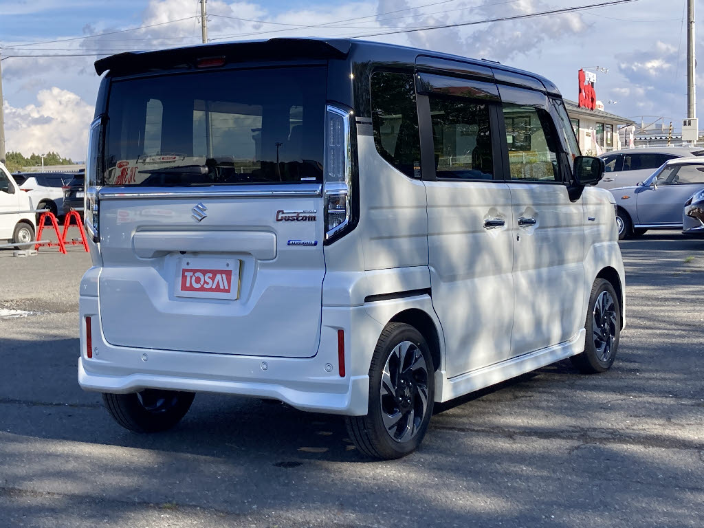 スズキ スペーシアカスタム ﾊｲﾌﾞﾘｯﾄﾞXS 4WD