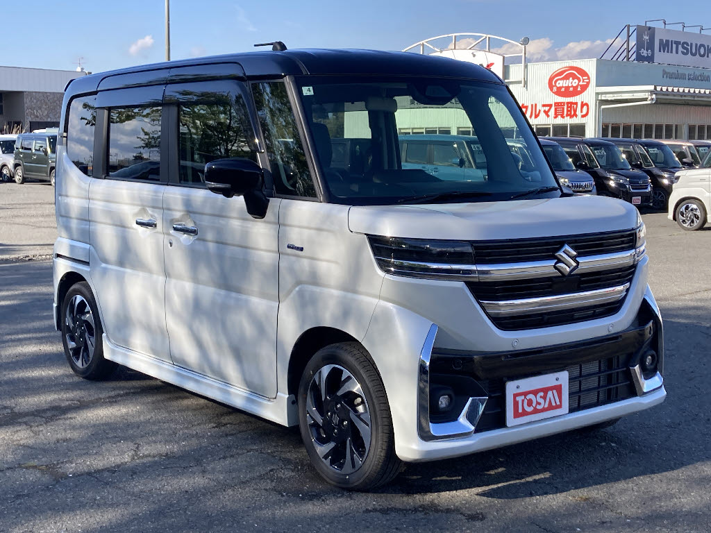 スズキ スペーシアカスタム ﾊｲﾌﾞﾘｯﾄﾞXS 4WD