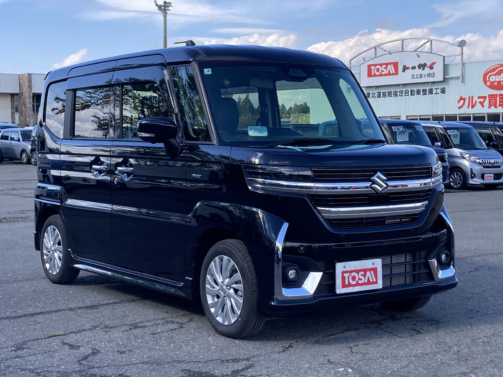 スズキ スペーシアカスタム ﾊｲﾌﾞﾘｯﾄﾞXSﾀｰﾎﾞ 4WD