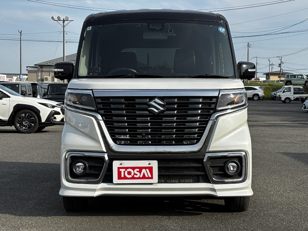 スズキ スペーシアカスタム ﾊｲﾌﾞﾘｯﾄﾞXS 4WD