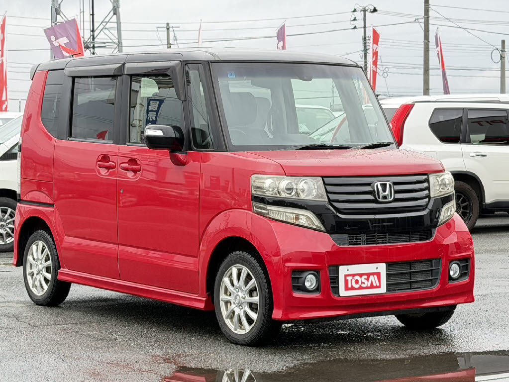 ホンダ Ｎ　ＢＯＸカスタム 2ﾄｰﾝｶﾗｰｽﾀｲﾙGﾀｰﾎﾞAﾊﾟｯｹｰｼﾞ