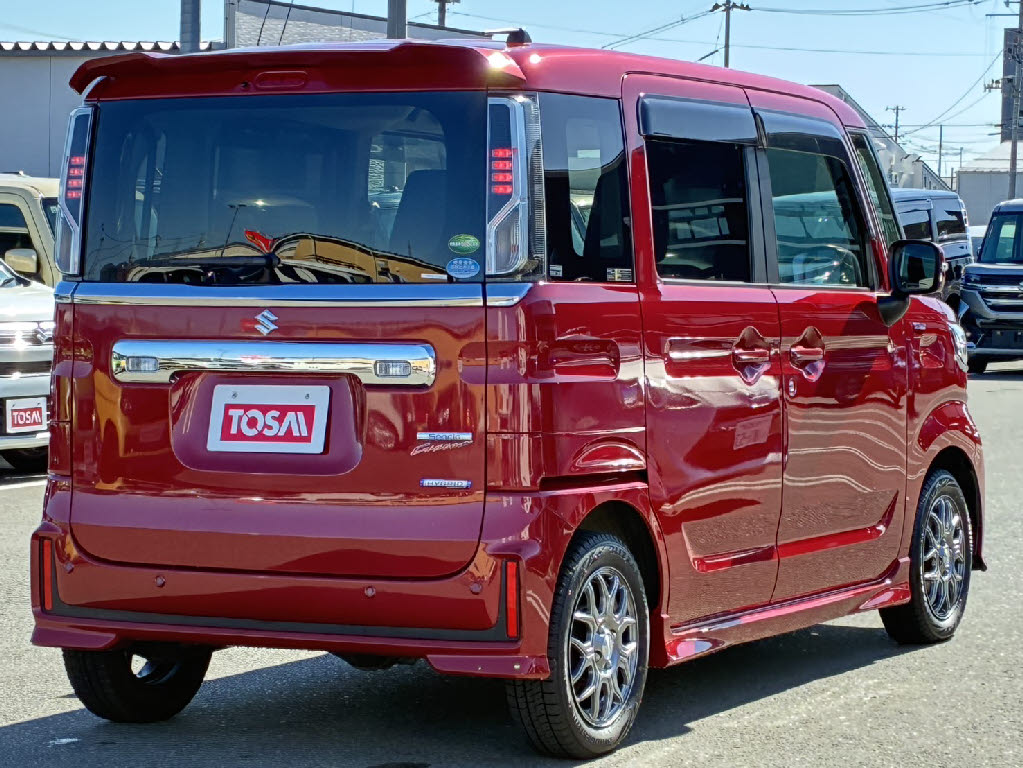 スズキ スペーシアカスタム ﾊｲﾌﾞﾘｯﾄﾞGS 4WD